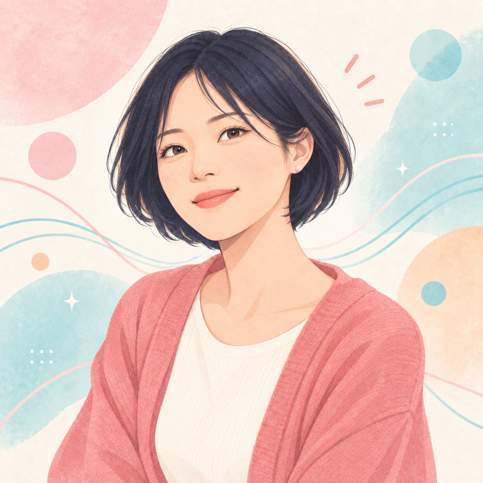 Vol.2 林さんのプロフィールイラスト